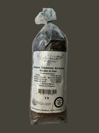 Abono Orgánico Avícola - VidaTerra